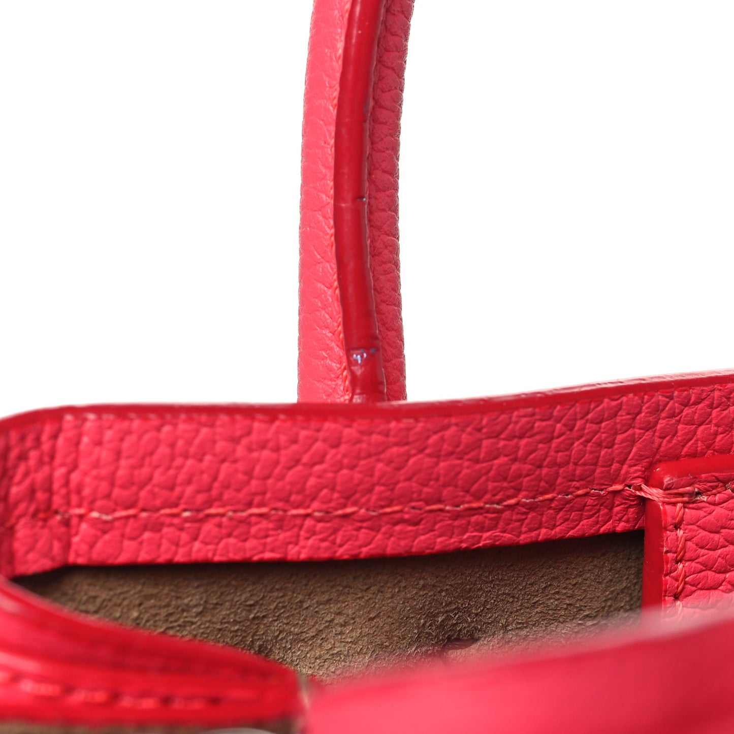 Grained Calfskin Mini Milla Tote Hot Pink Blue