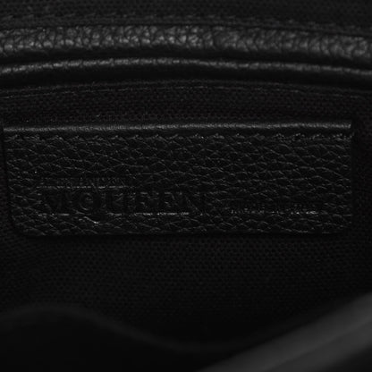 Alexander McQueen Pebbled Calfskin Mini Padlock Tote Black 7 of 9