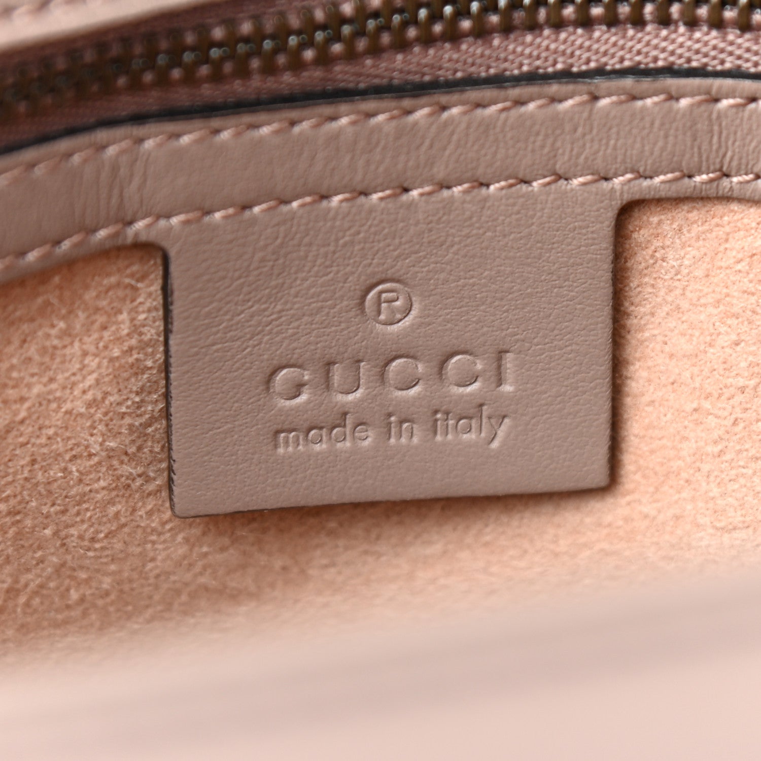 Gucci Calfskin Matelasse Small GG Marmont Shoulder Bag Porcelain Rose 6 of 10