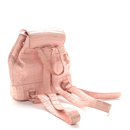Nancy Gonzalez Crocodile Backpack Pink 2 of 11