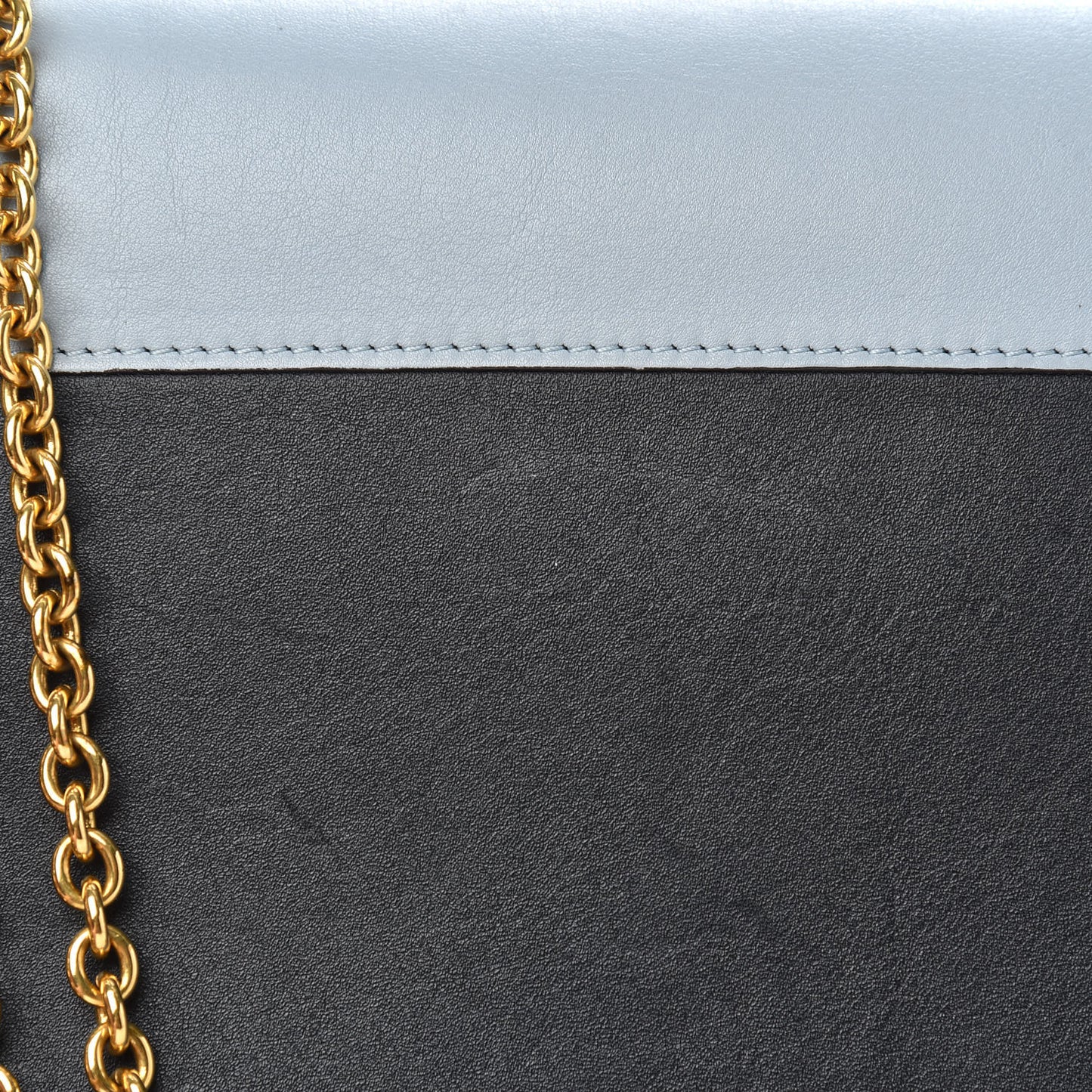 Smooth Calfskin Tri-Color Pocket Chain Flap Tan