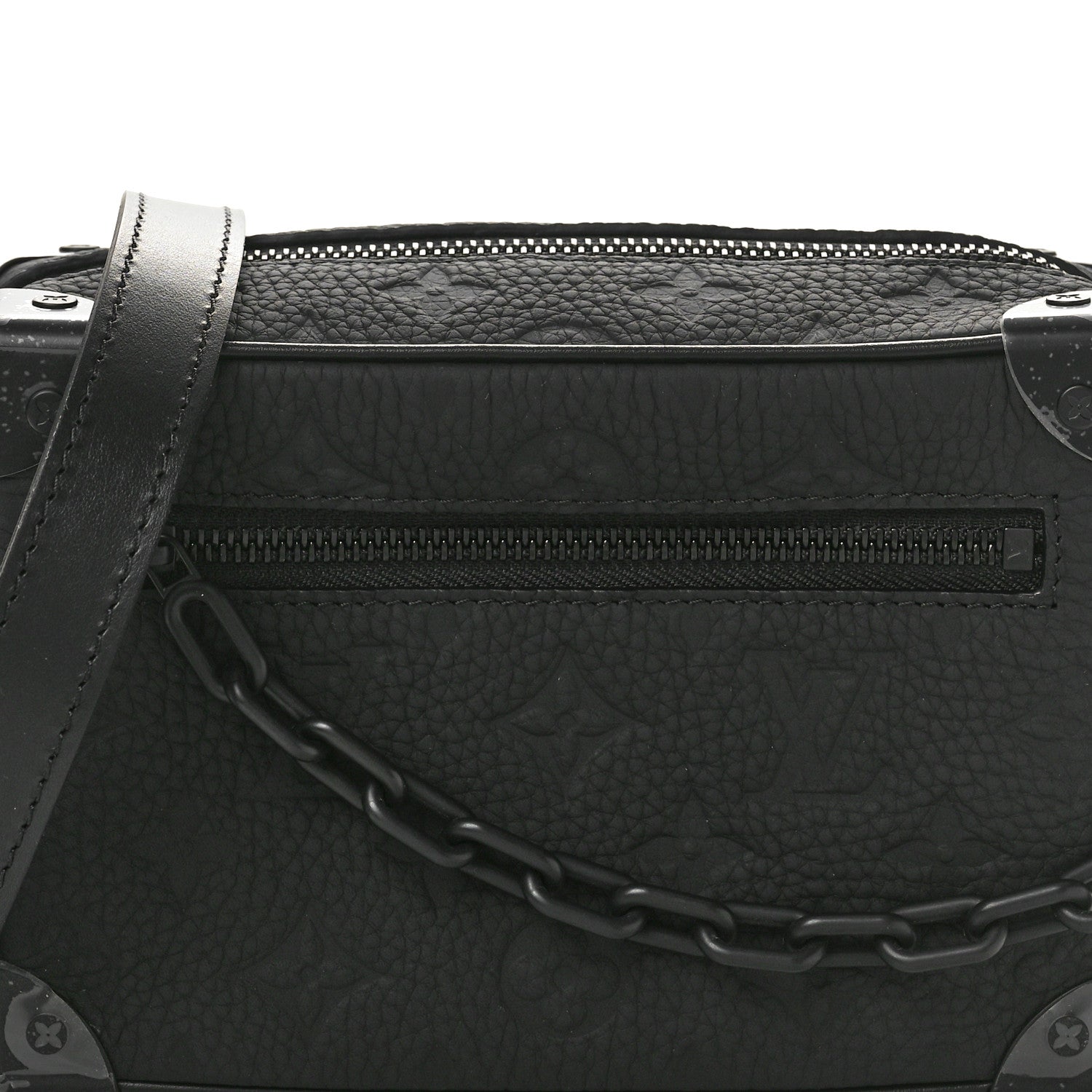 Louis Vuitton Taurillon Monogram Mini Soft Trunk Black 7 of 10