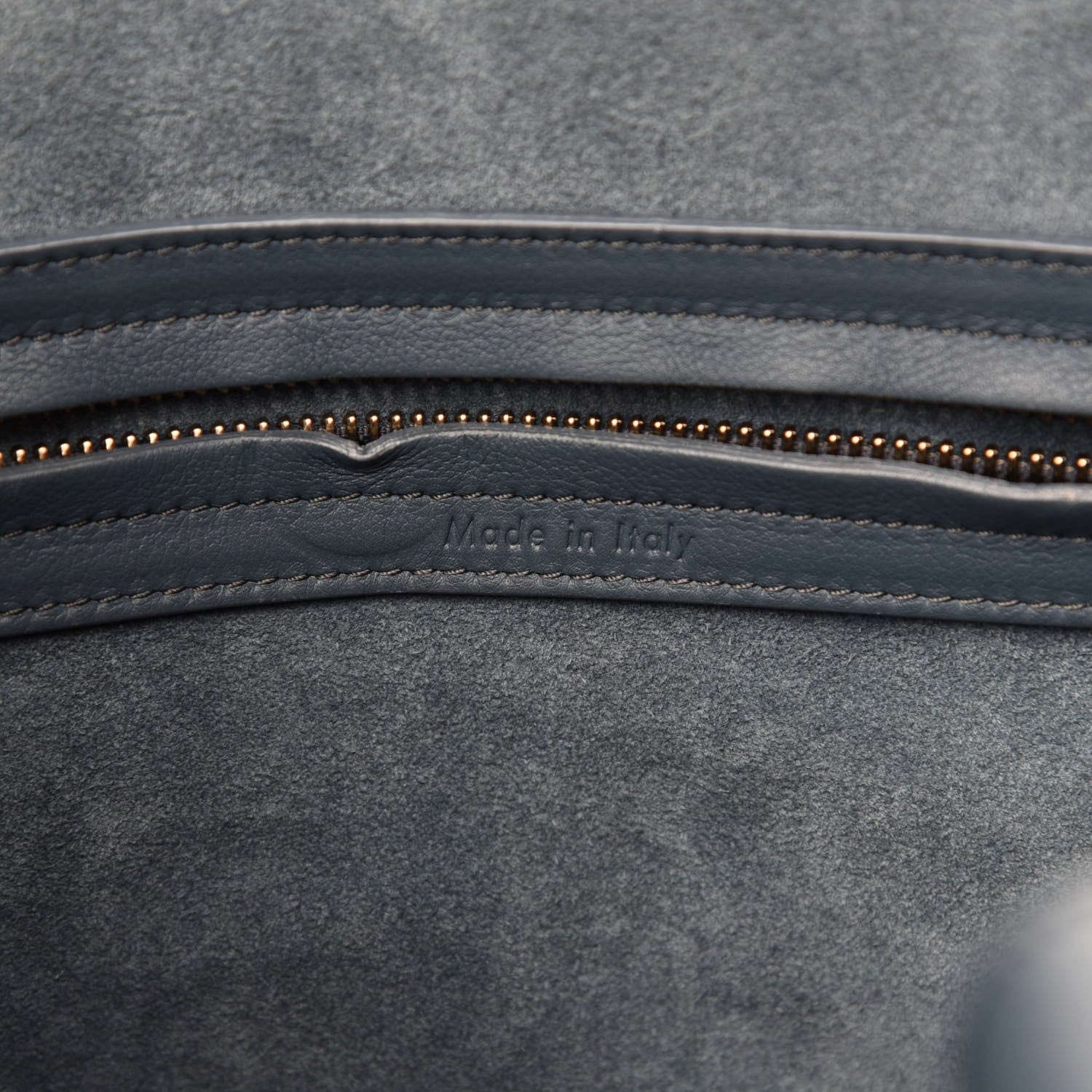 Celine Supple Calfskin Medium Phantom Luggage Blue 14 of 16