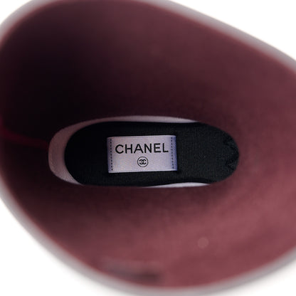 Chanel Caoutchouk CC High Boots 40 Black 7 of 9