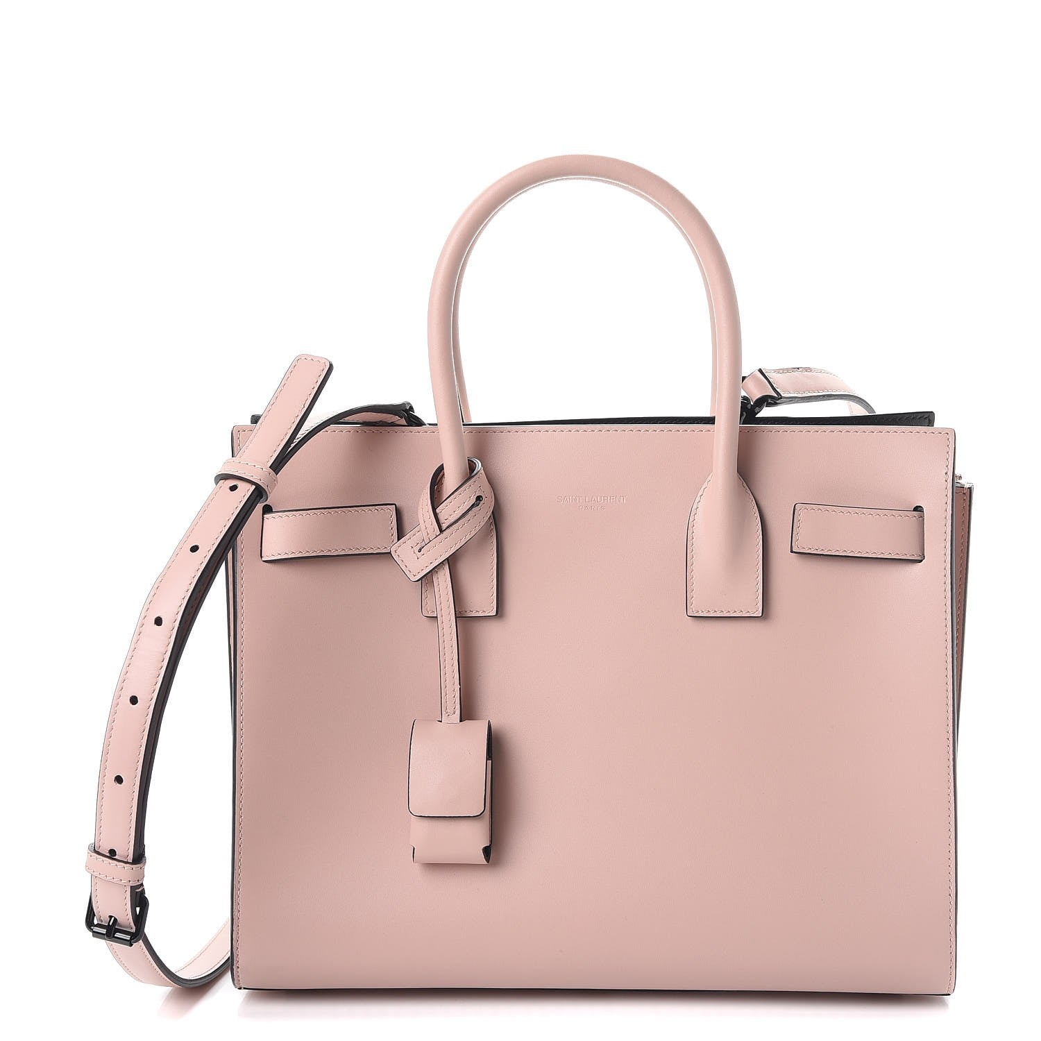 Saint Laurent Smooth Calfskin Baby Sac De Jour Pale Pink 1 of 8