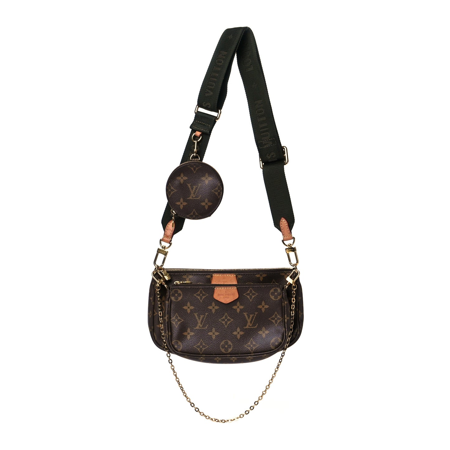 Monogram Multi Pochette Accessories Kaki
