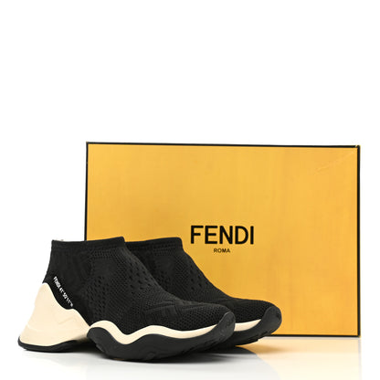 Fendi Technical 3D Mesh Womens FFluid Zip Up Sneakers 35 Black 9 of 9