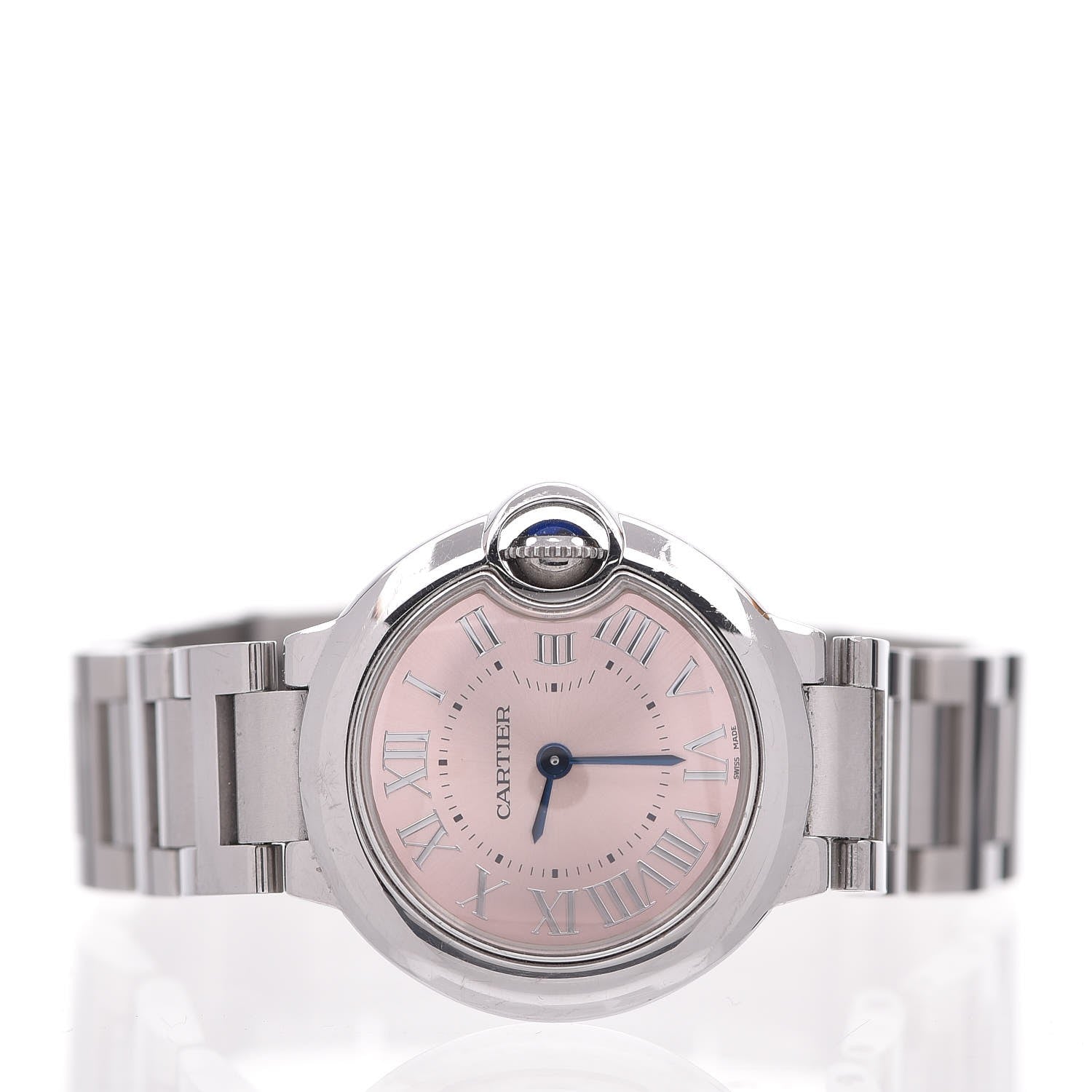 Cartier Stainless Steel 28mm Ballon Bleu De Cartier Quartz Watch Pink 3 of 10