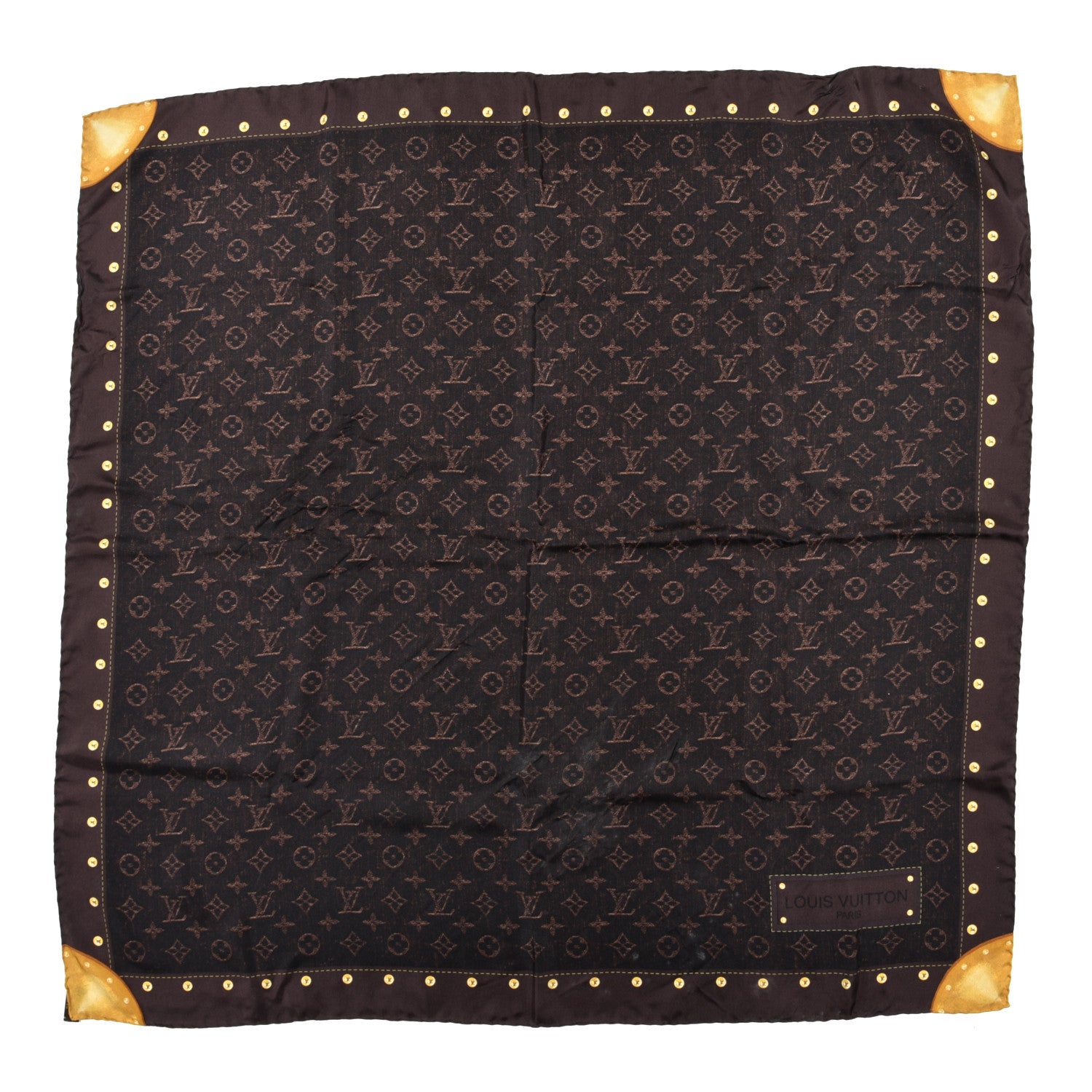 Louis Vuitton Cotton Denim Monogram Scarf Ebene 1 of 6