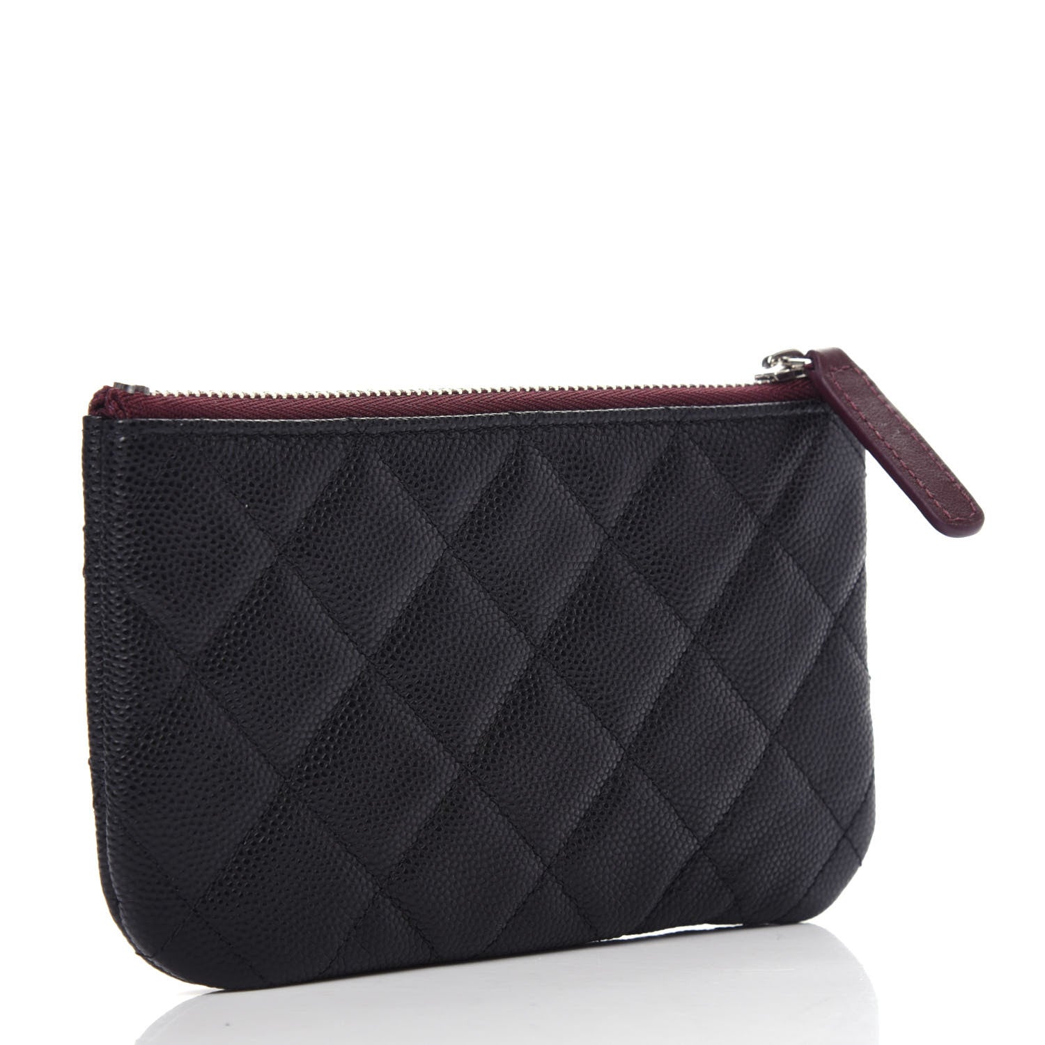 Chanel Caviar Quilted Small Cosmetic Case Black 3 of 7