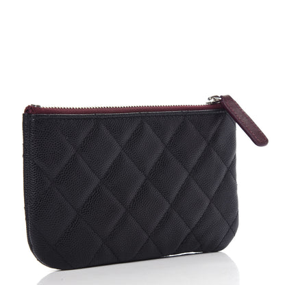 Chanel Caviar Quilted Small Cosmetic Case Black 3 of 7