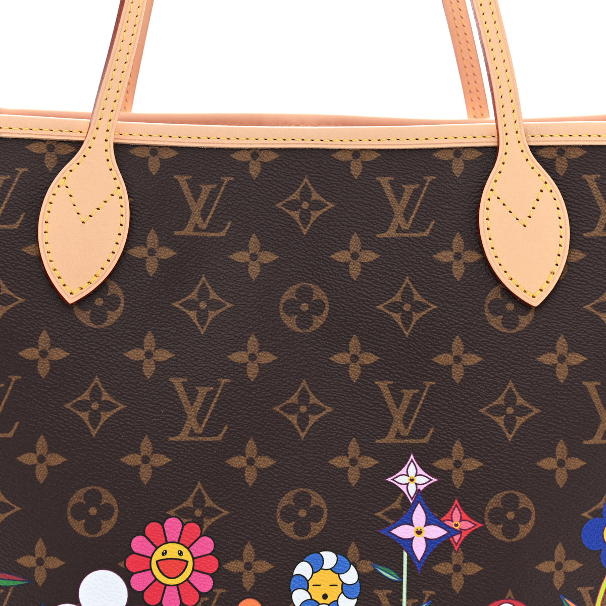 LV X TM Monogram Flowers Neverfull MM
