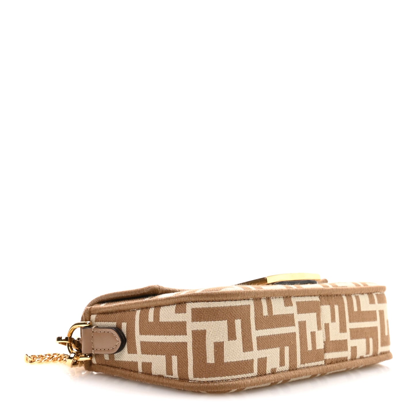 Fabric Jacquard FF 1974 Mini Baguette Beige Sand