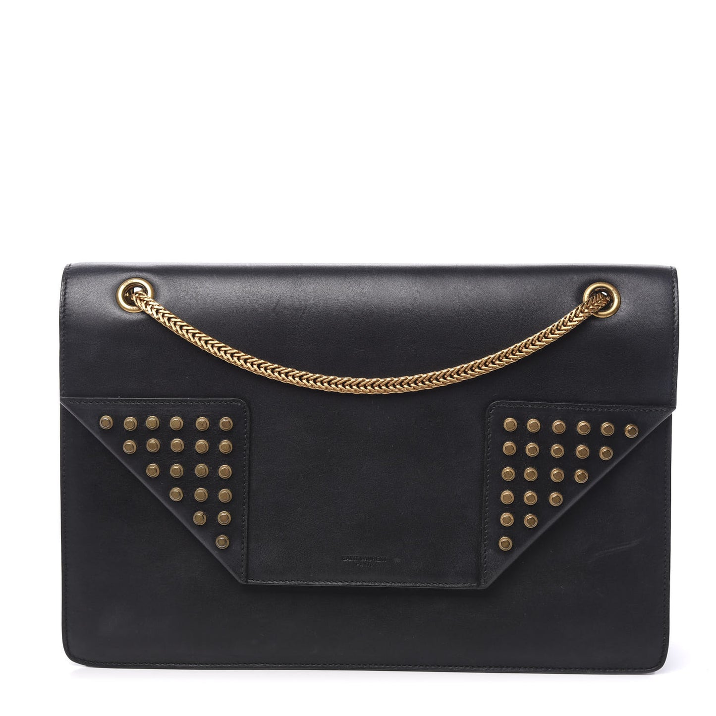 Calfskin Studded Medium Betty Black