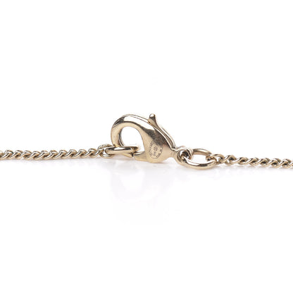 Chanel Pearl CC Pendant Necklace Gold 4 of 4