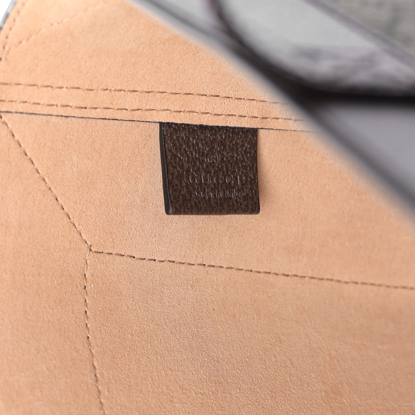 GG Supreme Monogram Web Ophidia Tote Brown