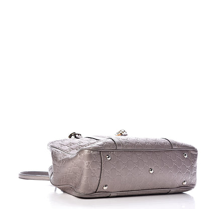 Gucci Metallic Guccissima Medium GG Twins Tote Mauve 4 of 15