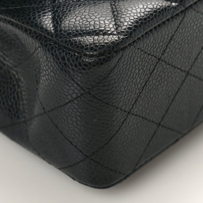 Chanel Caviar Quilted Medium Double Flap Black 8 of 9