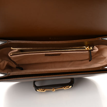 Gucci Azalea Calfskin Horsebit 1955 Shoulder Bag Brown Sugar 5 of 10
