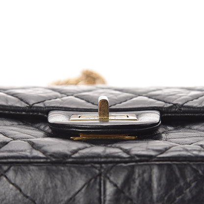 Chanel Aged Calfskin Quilted 2.55 Reissue 226 Flap Black 13 of 16