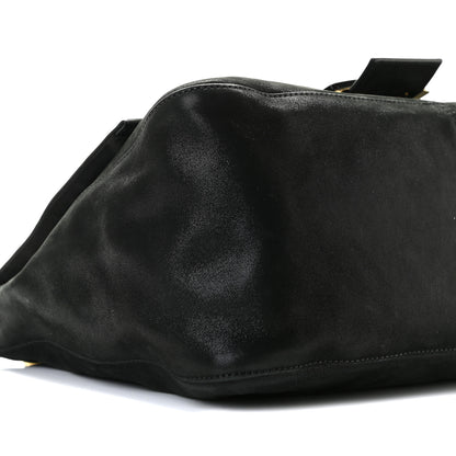 Fendi Vitello Savana Big Mama Baguette Black Tartaruga Natural 6 of 10