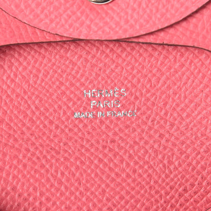 Hermes Epsom Bastia Coin Purse Rose Azalee 6 of 9