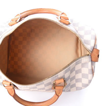 Louis Vuitton Damier Azur Speedy 30 4 of 9