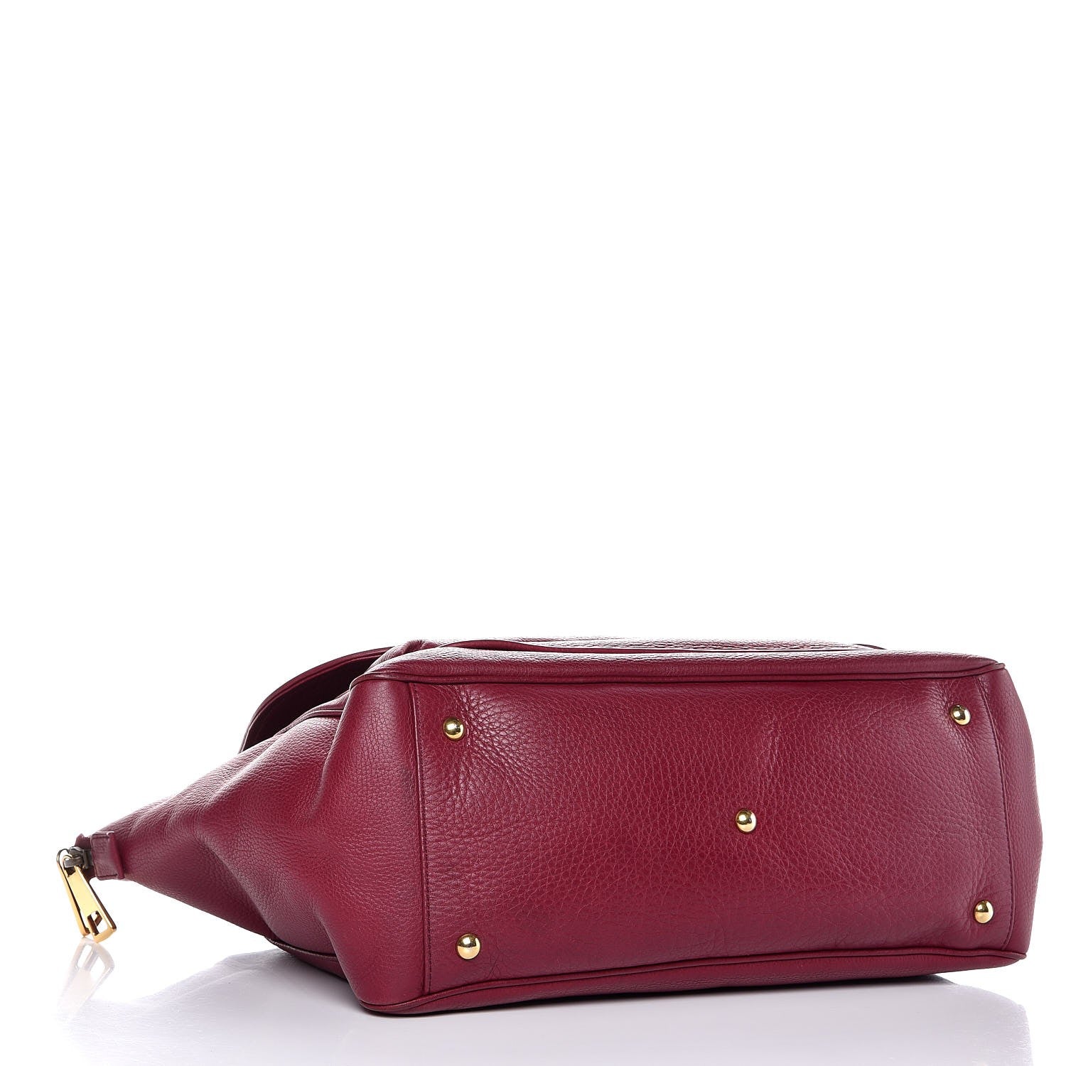 Gucci Cellarius Calfskin Medium 1973 Top Handle Satchel Cherry Gloss 4 of 7
