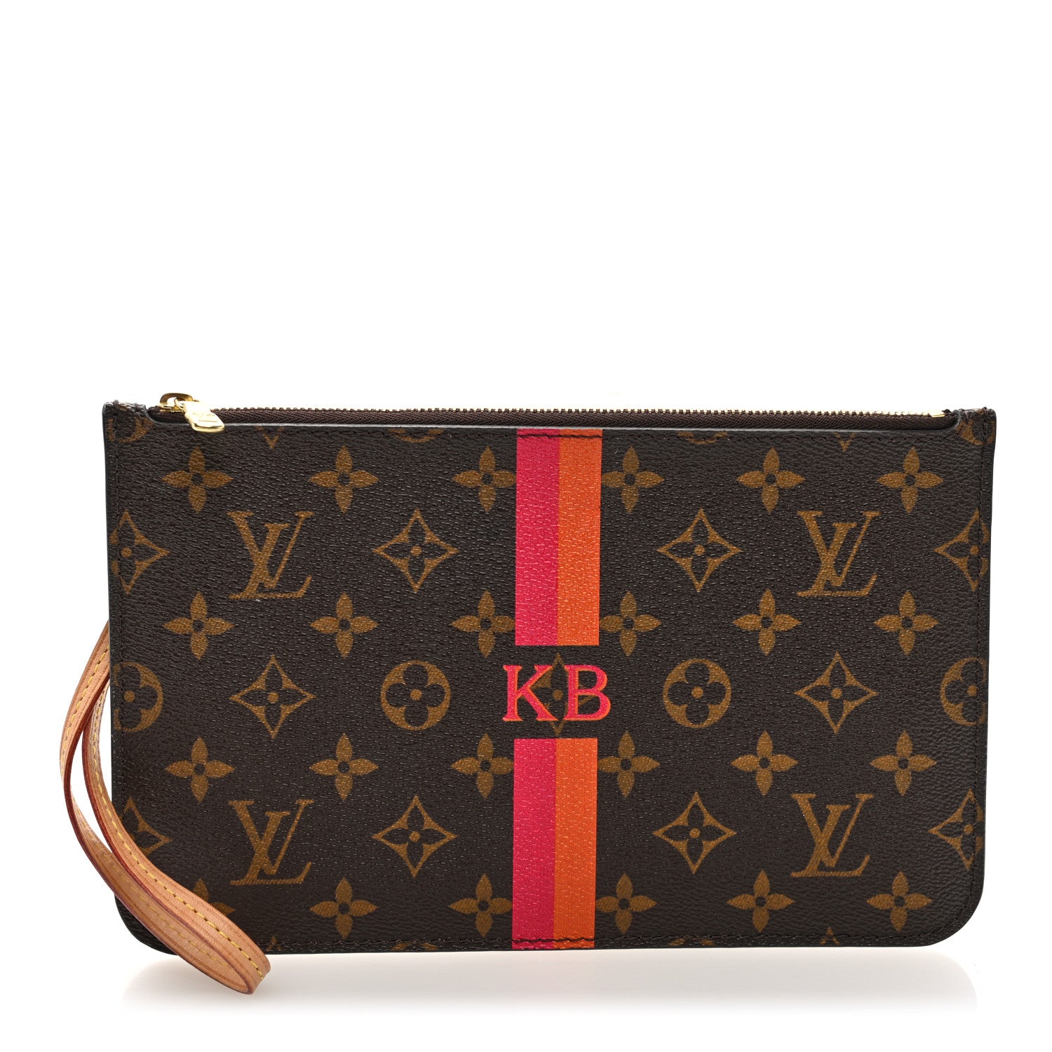 Louis Vuitton Monogram My LV Heritage Neverfull MM GM Pochette Fuchsia Orange 1 of 6