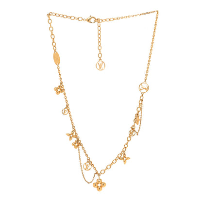 Louis Vuitton Metal Blooming Supple Necklace Gold 3 of 7