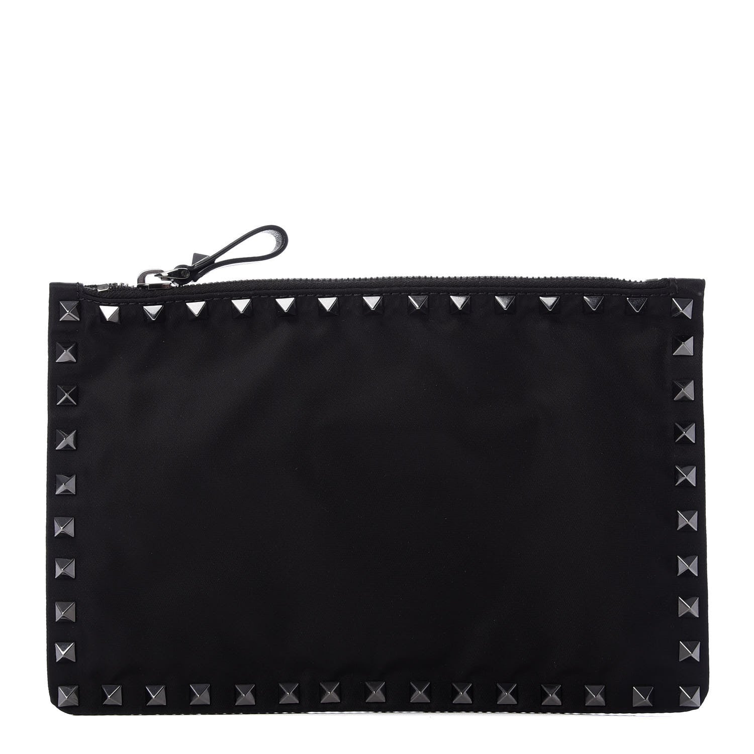 Valentino Garavani Nylon Rockstud Zip Pouch Black 1 of 6
