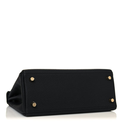 Hermes Togo Kelly Retourne 25 Black 5 of 35