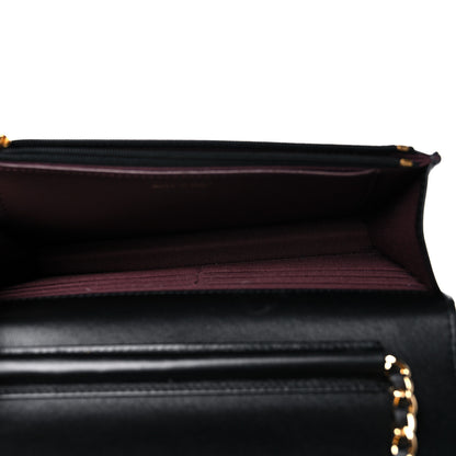 Chanel Lambskin Quilted Wallet On Chain WOC Black 5 of 14