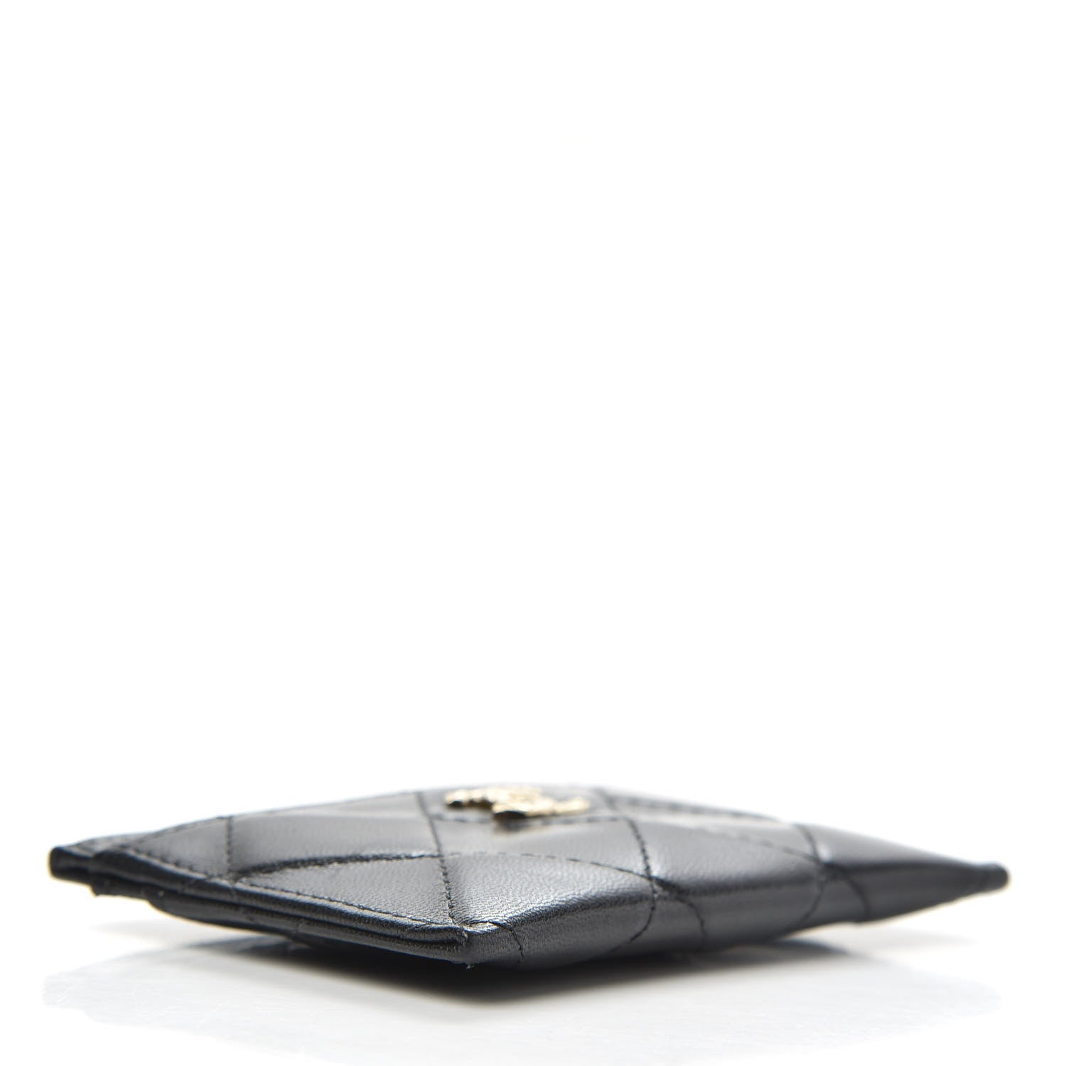 Chanel Lambskin Quilted Brilliant Card Holder Black 4 of 9