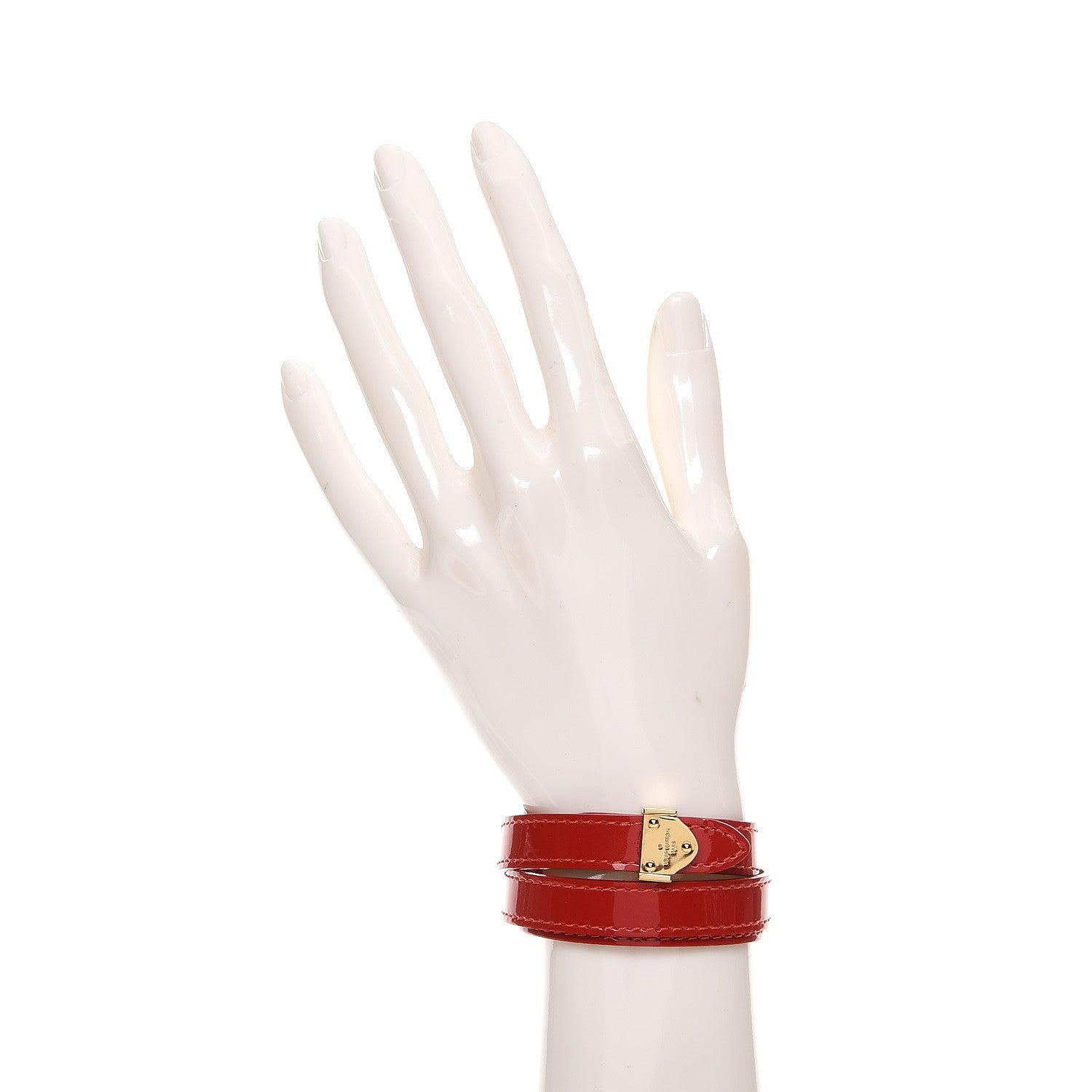 Louis Vuitton Patent Box It Bracelet 17 Red 2 of 8