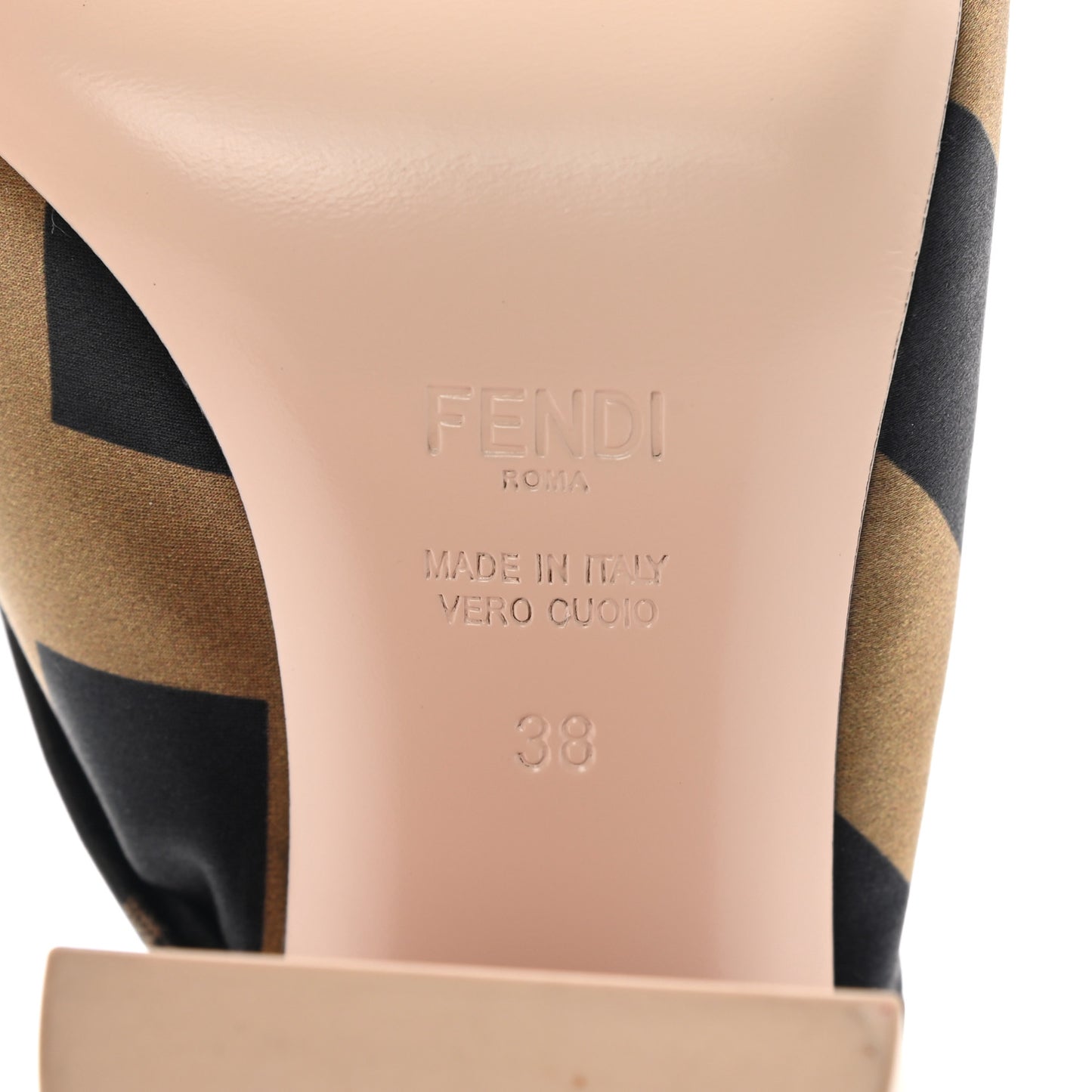 Silk FF Twist Mules 38 Tobacco