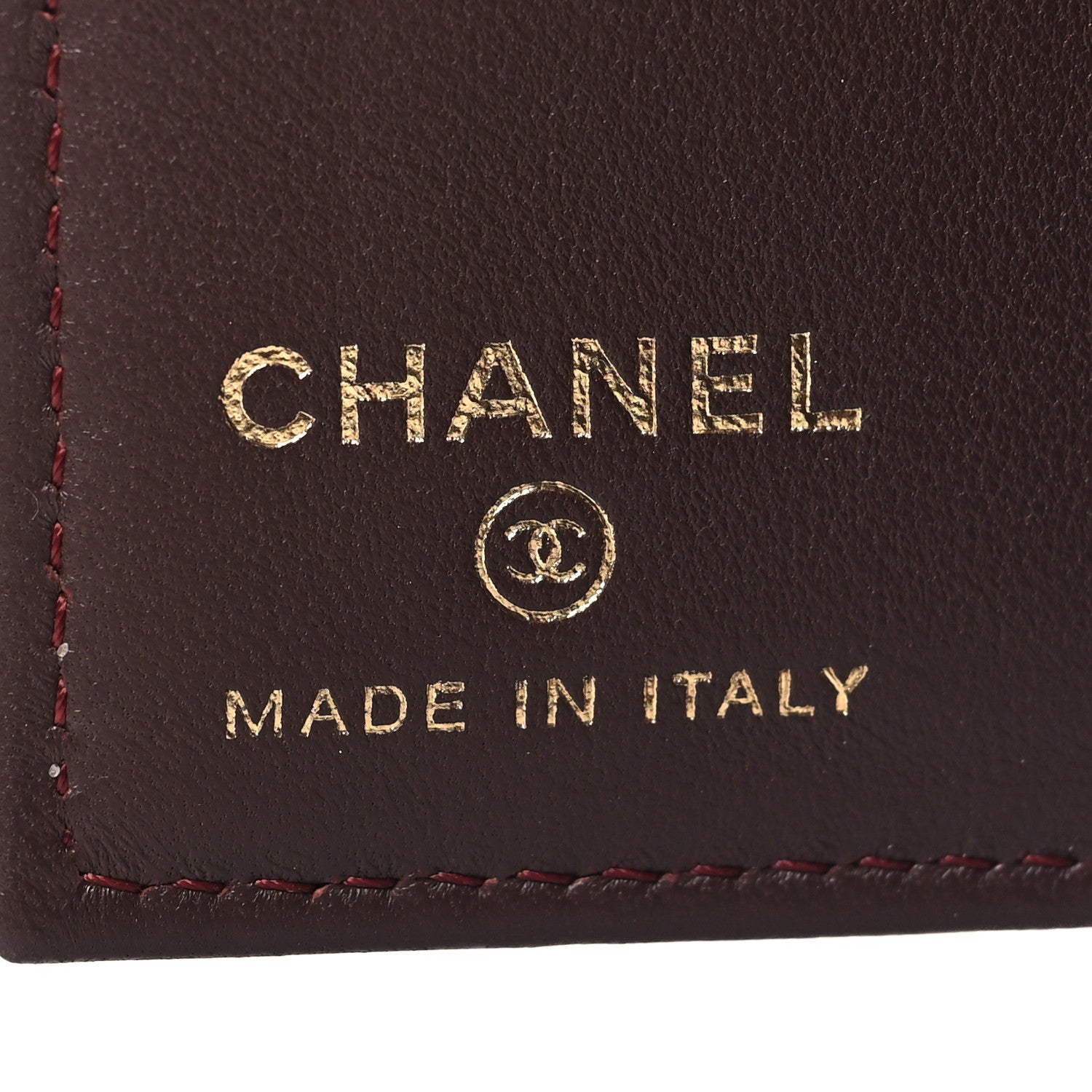 Chanel Lambskin Quilted Card Holder Wallet Black 6 of 7