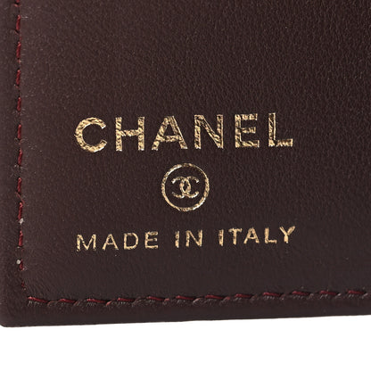 Chanel Lambskin Quilted Card Holder Wallet Black 6 of 7