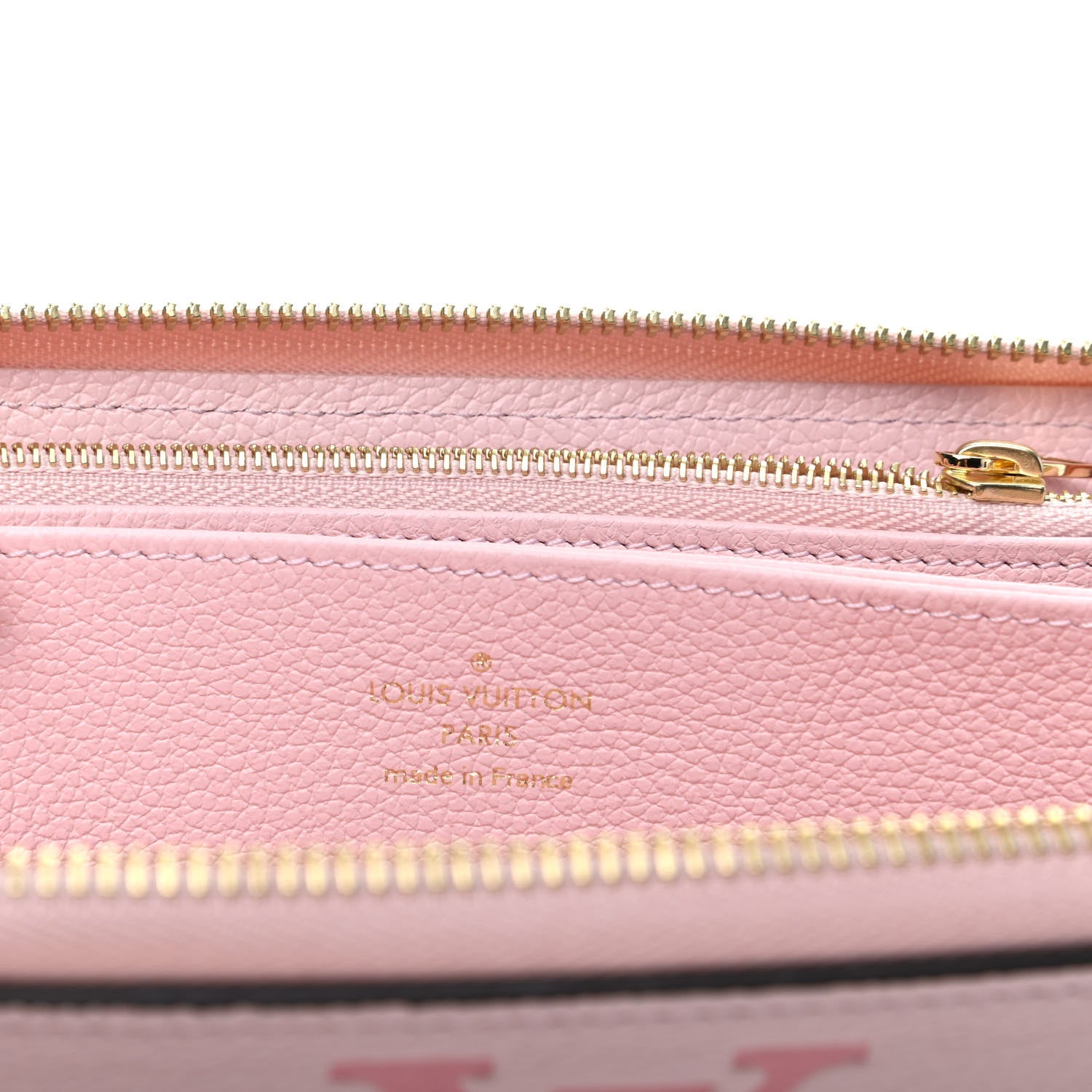 Louis Vuitton Empreinte Monogram Giant By The Pool Zippy Wallet Bouton De Rose 6 of 8