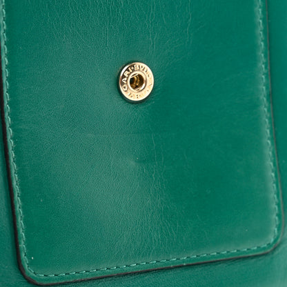 Bulgari Calfskin Serpenti Forever Wallet Emerald Green 7 of 9