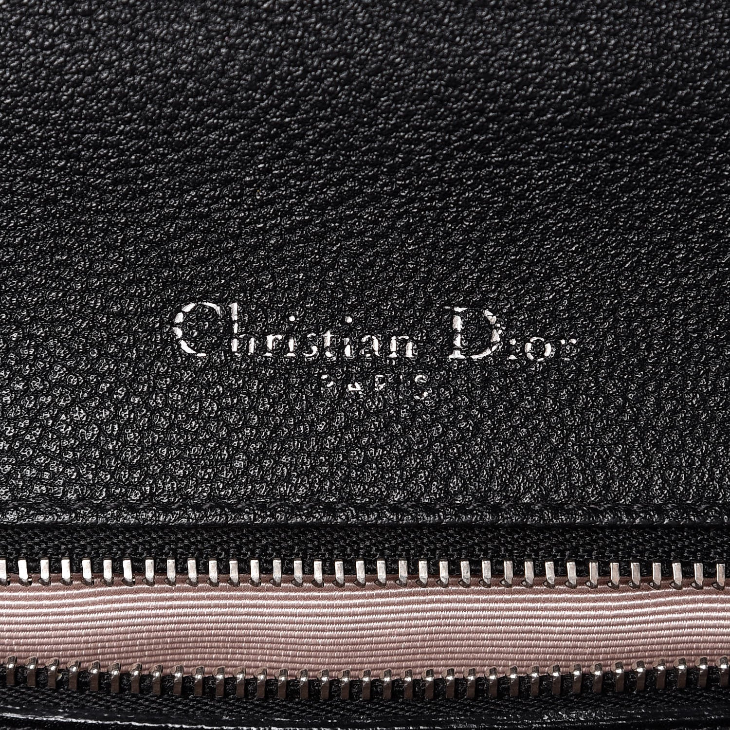Christian Dior Grained Calfskin Medium Diorama Flap Bag Black 6 of 18