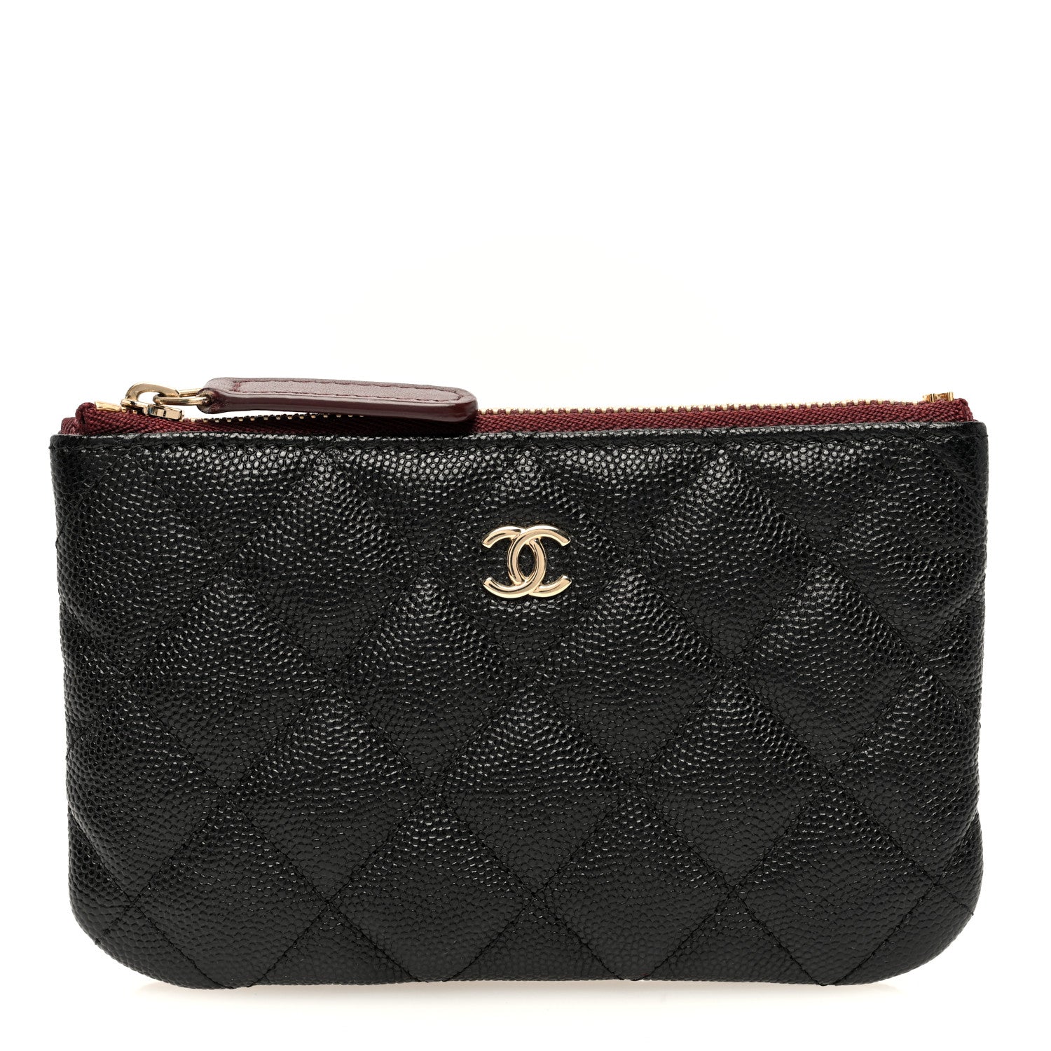 Chanel Caviar Quilted Small Cosmetic Case Black 1 of 7