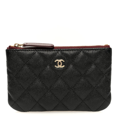 Chanel Caviar Quilted Small Cosmetic Case Black 1 of 7