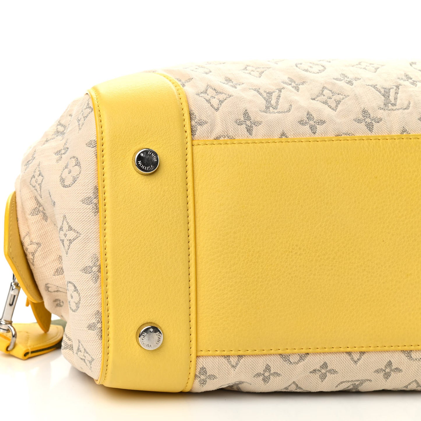 Monogram Denim Speedy Round Yellow