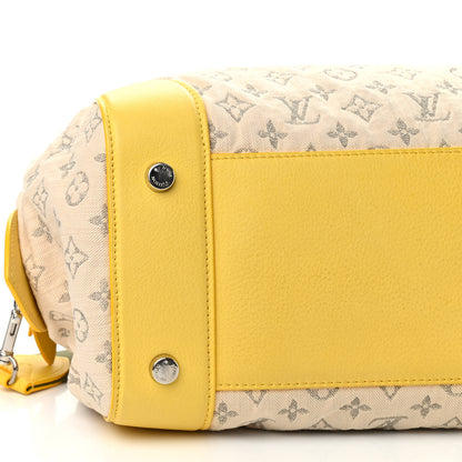 Louis Vuitton Monogram Denim Speedy Round Yellow 7 of 9