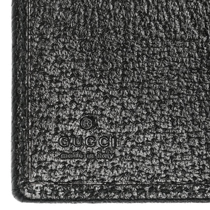 Gucci Monogram Metal Bar Compact Flap Wallet Black 6 of 8
