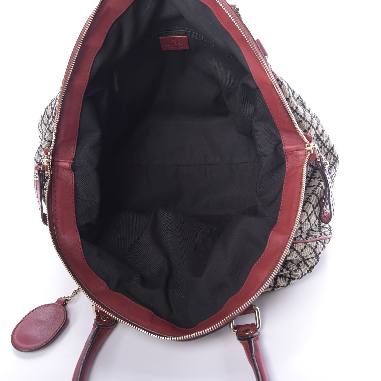 Gucci Diamante Medium Sukey Boston Red 5 of 13