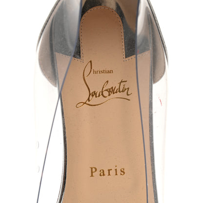 Christian Louboutin PVC Specchio Spikoo Flats 42 Silver 7 of 12