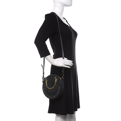 Chloe Goatskin Suede Small Pixie Bag Silver Blue 2 of 9