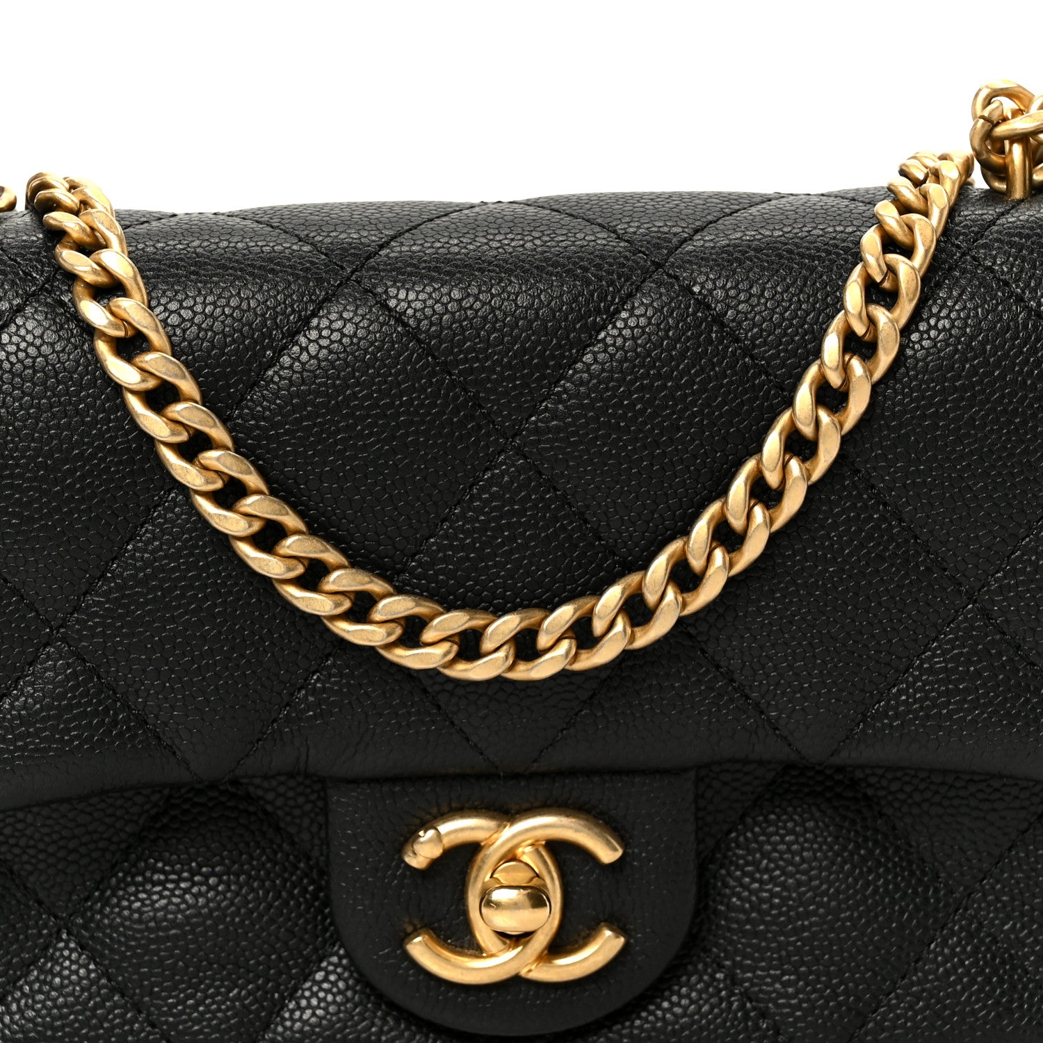 Chanel Caviar Quilted Mini Sweetheart Rectangular Flap Black 9 of 12